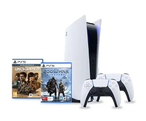 GAM SONY PS5+GoW:Ragnarok+dod.kontroler+Uncharted LoT Coll.-0