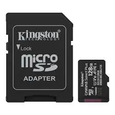 MEM SD MICRO 128GB Kingston Canvas Select Plus + Adapter SDCS3/128GB-0