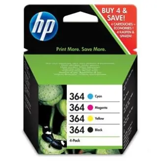 SUP INK HP N9J73AE no.364 Combo pack CMYK + paper-0