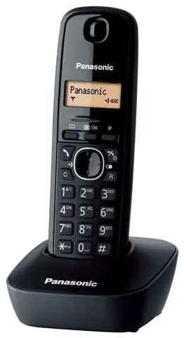 PANASONIC telefon bežični KX-TG1611FXH/PDH crni-0