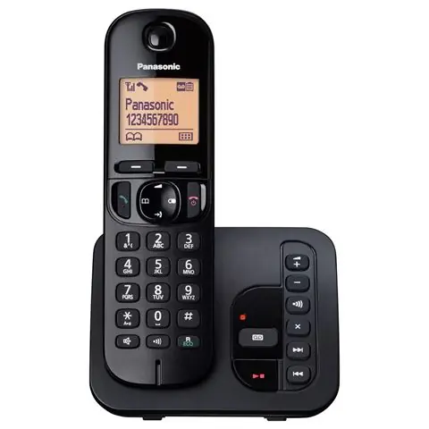 PANASONIC telefon bežični KX-TGC220FXB (TAM) sekretarica crni-0