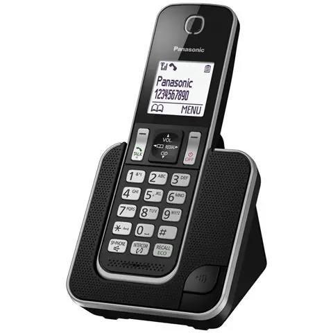PANASONIC telefon bežični KX-TGD310FXB crni-0