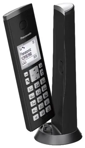 PANASONIC telefon bežični KX-TGK210FXB crni-0