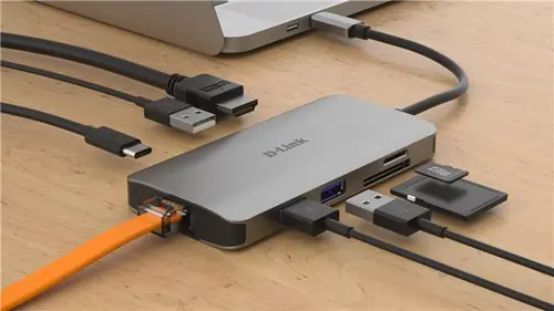 D-Link USB-C HUB 8-in-1, DUB-M810-0