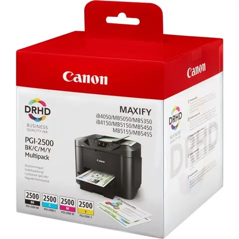 Tinta Canon PGI-2500 BK/C/M/Y-0