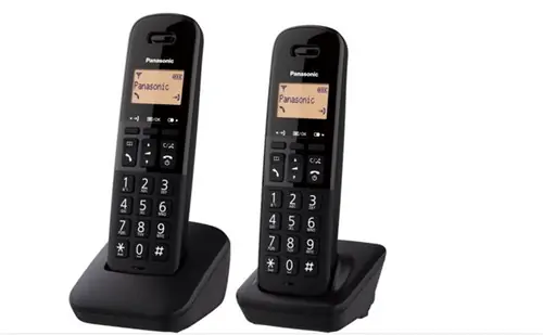 PANASONIC telefon bežični KX-TGB612FXB crni, TWIN-0