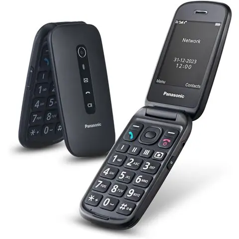 MOB Panasonic KX-TU550EXB crni, preklopni, 4G EMP, otporni, SOS ključ-0