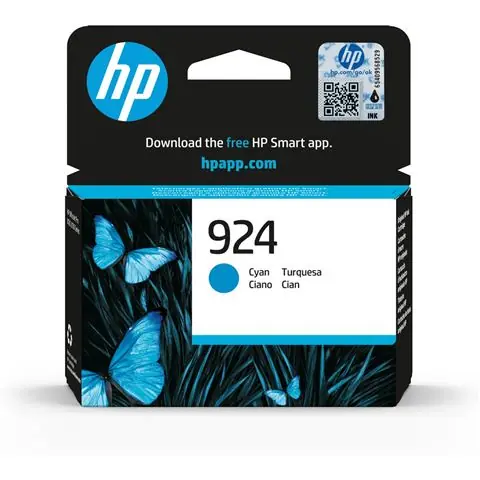 SUP INK HP 4K0U3NE no.924 Cyan-0