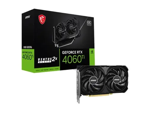 VGA MSI RTX 4060TI VENTUS BLACK 2X E1 OC-0