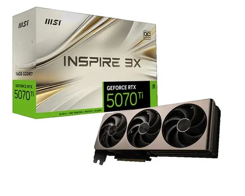 VGA MSI RTX 5070TI 16G INSPIRE 3X OC-0