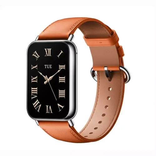 Xiaomi Leather Quick Release Strap Coral orange-0