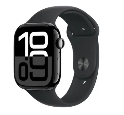 Apple Watch Series 10 GPS 46mm JETBLACK GPS with Black ...