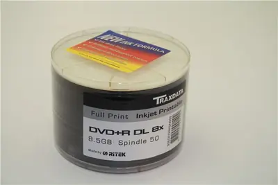 TRAXDATA OPTIČKI MEDIJ DVD+R 8X DUAL LAYER SPINDLE 50 P...