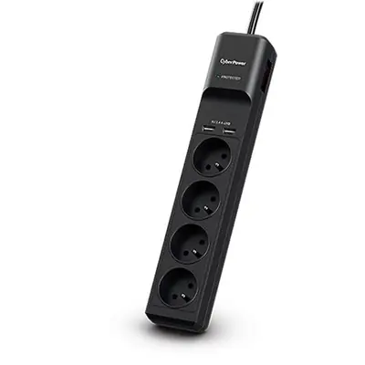 CyberPower prenaponska zaštita, P0420SUD0, 4xšuko, 2xUS...