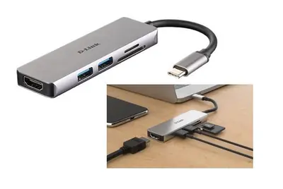 D-Link DUB-M530 5-u-1 USB-C Hub sa HDMI i SD/microSD či...