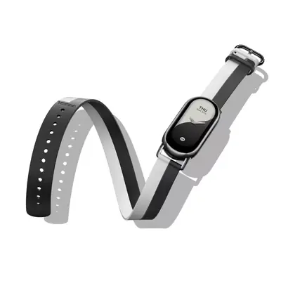 Xiaomi Smart Band 8/9 Double Wrap Strap - Black and whi...